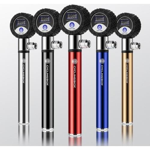 Cycling Mini Bicycle Pump Aluminum Alloy Cycling Hand Air Pump Ball Tire Inflator MTB Bike Pump