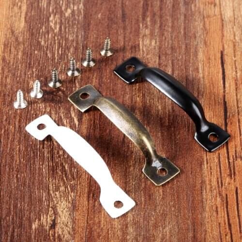 10pcs Vintage Pull Handles Kitchen Drawer Cabinet Door Handle Furniture Knobs Wardrobe Cupboard Pull Handles 52*11m