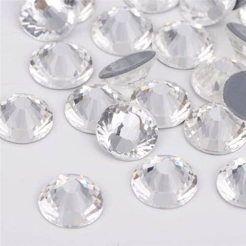 High Quality Crystal AB Hotfix Rhinestones,Glass Strass Hotfix Iron On Rhinestones For Nail Art Sewing & Fabric Decoretion