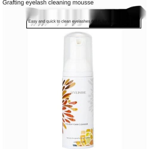 High Quality 60ml Eyelash Shampoo Gentle Cleansing Eyelashes/Grafting Extension Eyelashes Mousse Foam Pro Eyelash Cleaner