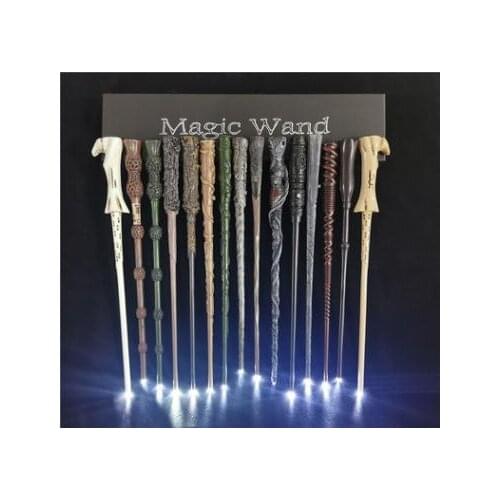 17 Kinds Harri Pottered Light Magic Wand Sirius Hermione Dumbledore Light Magic Wand with Gift Box