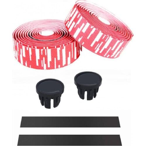 2Pcs Non-Slip Faux Leather EVA Road Bicycle Handlebar Straps Riding Supplies handlebar tape nastro manubrio bici da c