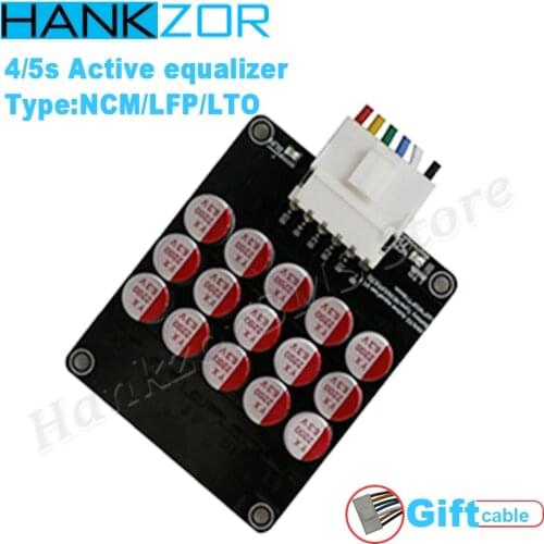 4S 5S 5A Active Equalizer Balancer Lifepo4 LTO Lipo Lithium Energy transfer board Fit Capacitor