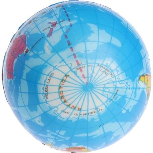 Fast Rising Squeeze Antistress Stress Relief World Map Ball Planet Earth