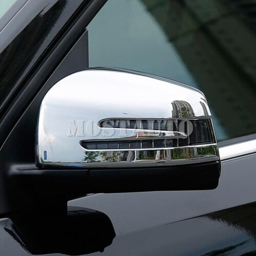 For Benz GLE W166 /Coupe C292 ABS Side Rearview Mirror Trim Cover 2015-2018 2pcs Car Accessories Interior Car Decor Car Trim