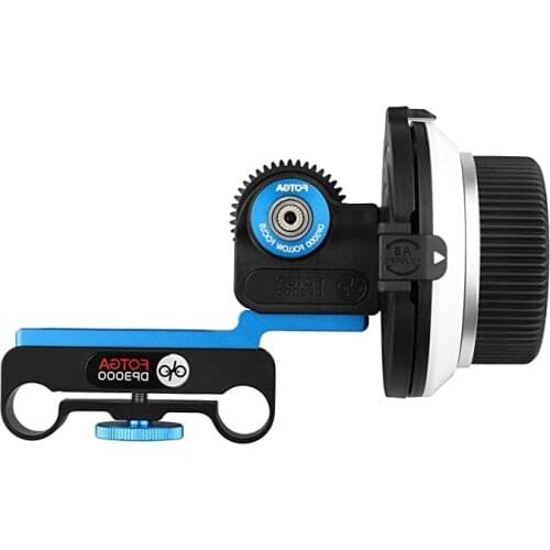 FOTGA DP3000 DSLR Follow Focus for Sony Panasonic 15mm Rod Rig A7 A7RII A7S GH4 GH5 A6500 C100 FS7 5D 1D RED BMPCC video camera