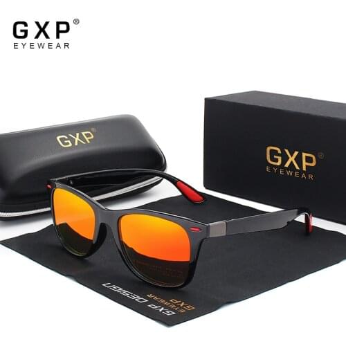 GXP Brand Classic Polarized Sunglasses Men Women Driving Square Frame Sun Glasses Male Goggle UV400 Gafas De Sol