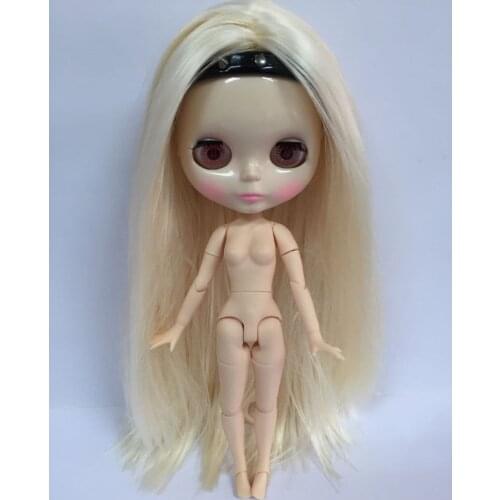 White long Hair joint body Nude Doll,Factory doll ,Fashion doll Suitable For DIY Change BJD Toy For Girls