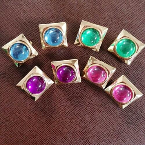 Square Fashion Opal More Colors Sweet Cute Clip Earring