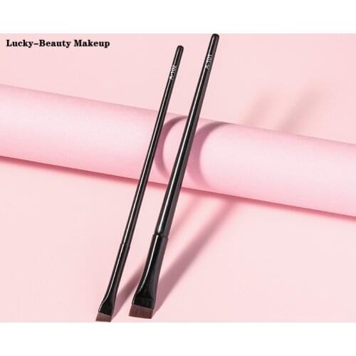 Lucky-Beauty Brow Contour Brush Eyeliner Brush Professional Small Angled Eyebrow Brush High Quality Brand Makeup Brush Tools
