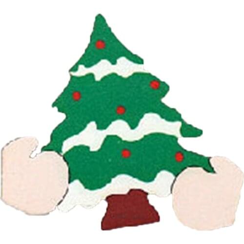 2021 New Christmas tree Cutting Die Mold Diy Scrapbook Decoration Wooden Knife Mould Suitable For Fustelle