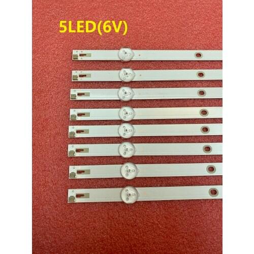 New 40 PCS/lot 5LED or 6LED LED backlight strip for 55PUF6092 K550WDC1 A2 4708-K550WD-A2113N01 471R1P79 4708-K55WDC-A1113N01