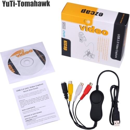 New Ezcap158 USB Audio Video Capture,Analog video recording,for XBOX PS3 VHS Windows Linux MAC win10 Better than Ezcap 1568 172