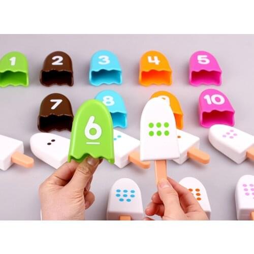 Educational Digital Popsicle Kids Mathematics Enlightenment Early Childhood Education Parent-Child Interactive Toys for Children