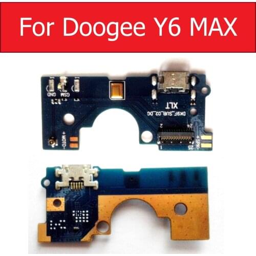 USB Charging Port Plug Board For Doogee Y6 Max Charger Jack Dock Connector Board Flex Cable Replacement Parts