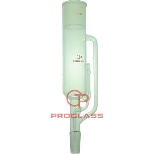 Glass Soxhlet Extractor Tube 45/50 Top Joint 24/40 Bottom Joint