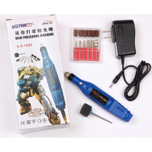 U-STAR UA-1623 High Speed Mini Electric Polishing Machine , with 10 In 1 Grinding Head Kit Random Color