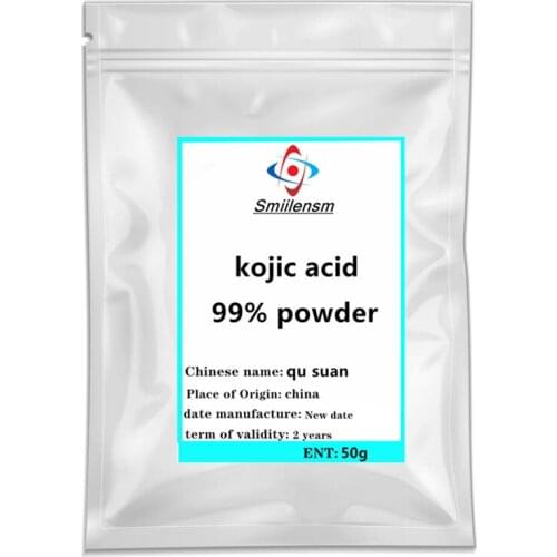 High quality 99% makeup Kojic Acid Powder Skin Care face Skin Whitening Anti-aging Skin Lightener age spots and melanin