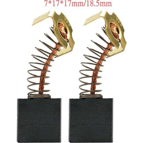 10Pcs Carbon Brush 7*17*17mm Replace For Hitachi 999044 No.44 PH65A Rotary Hammer 355 Cutter Spare Parts Accessories