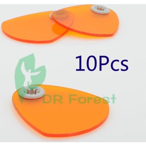 10Pcs Dentist lab Shield Plate Shade Board Light Hood Curing Lamp