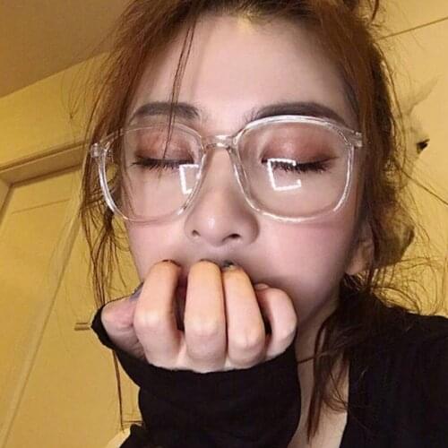 2020 Big Square Frame Anti Blue Light Classic Men Glasses Fashion Plastic Women Computer Vintage Eye Glasses Optical Eyeglasses