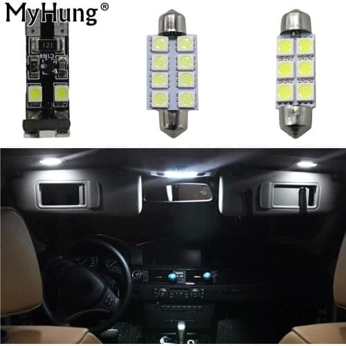 22 pcs Canbus white LED light Interior kit package for BMW X6 M E71 2009-2014 Car-styling