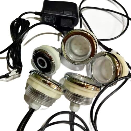 30pcs waterproof RGB underwater sanitary ware led spa Chromotherapy light bath tub lamps 30 controller 30adapter