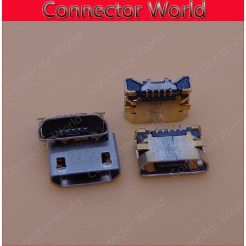 5pcs/lot charger micro mini usb jack socket connector replacement repair parts for NOKIA 808 N808 charging port plug dock