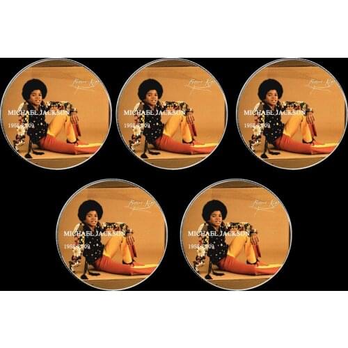 5pcs Explosion Silver Commemorative Coin Youth Michael Jackson Collection Arts Gifts Souvenir Us Coins