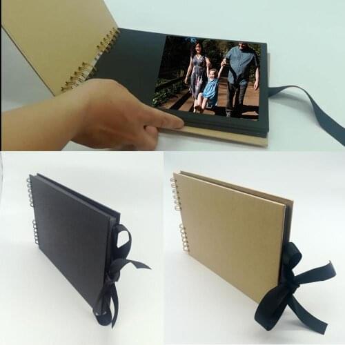 80 Pages Photo Albums Scrapbook Paper DIY Craft Album Scrapbooking Picture Album for Wedding Anniversary Gifts Memory Books