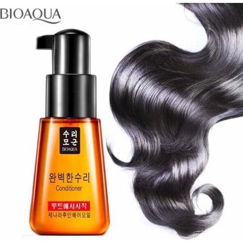 BIOAQUA Moroccan Pure Argan Oil Hair Essential Oil For Frizzy Dry Hair Damaged Repair Hair Care Hair & Scalp Treatments Oil 70ml