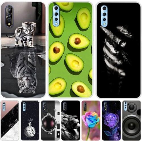 6.38" For VIVO V17 Neo Case Cover Cute Cartoon Soft Silicone Phone Case For VIVO V17 Neo V 17 V17Neo Cover For VIVO S1 1907 Case