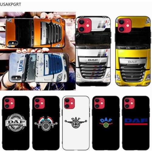 DAF truck logo Phone Case for iphone 12 pro max 11 pro XS MAX 8 7 6 6S Plus X 5S SE 2020 XR case