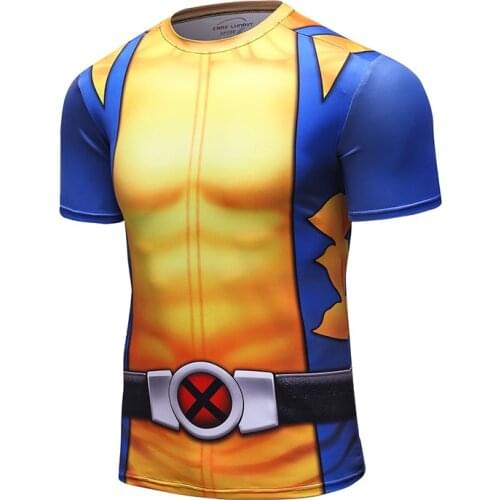 Digital Sublimation Printed Rash Guard Custom Goku Shirts Mens MMA Shirt Gym Boxing Bjj Tops