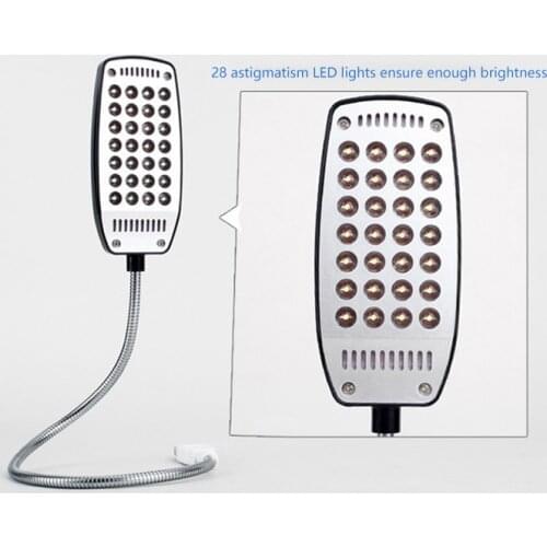 Flexible USB Lamp 28 Beads High Brightness Energy Saving LED Light Portable table lamp book light