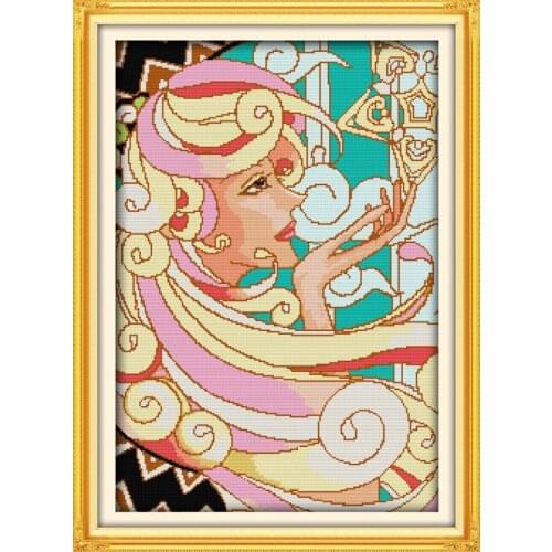 Temptation (2) cross stitch kit people 18ct 14ct 11ct count print canvas stitches embroidery DIY handmade needlework