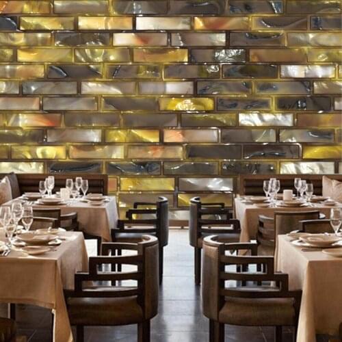 LU XI COLOURFUL HOME Brick Wallpaper