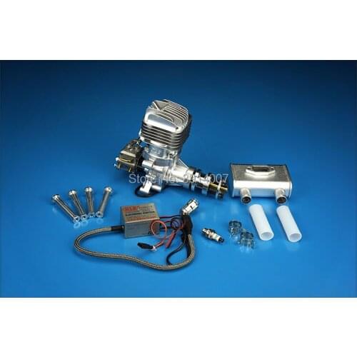 DLE35RA model airplane gasoline engine single-cylinder two-stroke rear exhaust natural air-cooled hand start 35CC displacement