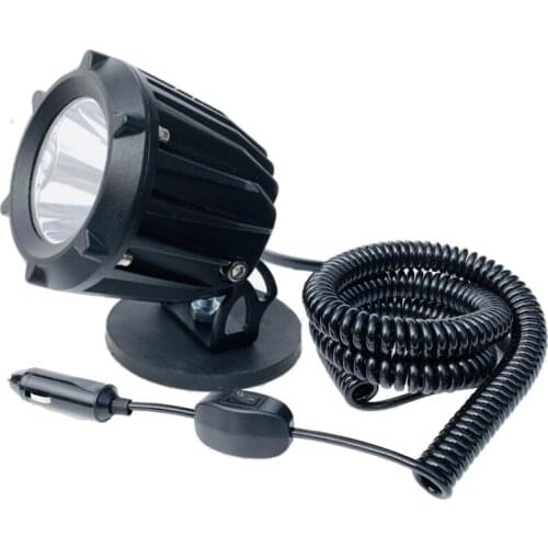 1x 40W led work light IP67 Spot Beam Car Extra headlight Portable Magnetic Led Flashlight 12V 24V for 4x4 Offroad Auto Truck SUV
