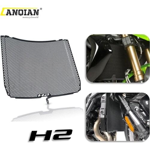 Motorcycle Accessories Radiator Guard Protector Grille Grill Cover For Kawasaki Ninja H2 Carbon SX SE+ 2017 2018 2019 2020 2021