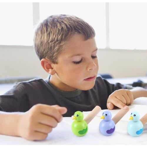 Music Toys 4PCS Wooden Bird Whistling Toy Musical Instrument Music Intellectual Development Toys Early Educational Toys