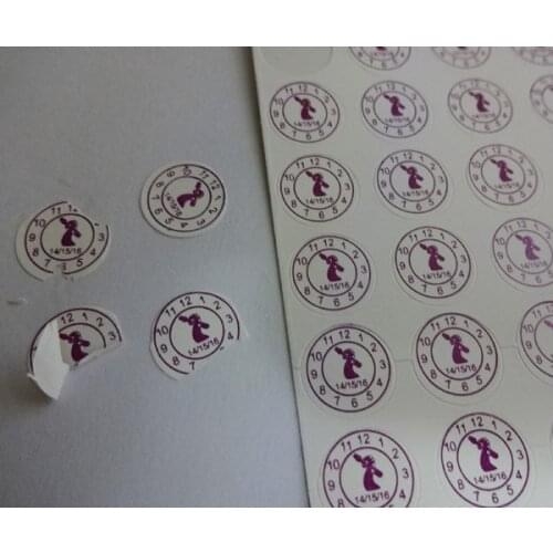Custom printing fragile date warranty Screw sticker label sticker ,Friable labels