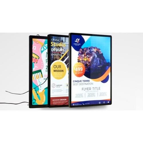 Advertising display led lightbox led logo display led sign display