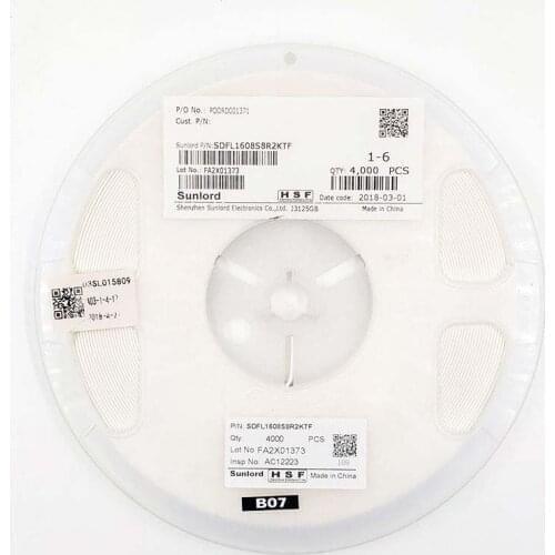 SDFL1608Q4R7MTF 4.7uH(4R7) ±20% 0603 SDFL1608Q2R7JTF 2.7uH(2R7) ±5% 0603 Chip inductance