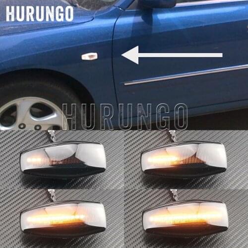 2pcs For Hyundai Flowing Water Indicator LED Side Marker Turn Signal Light For Elantra Getz Sonata XG Terracan Tucson