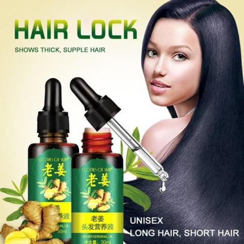 30ML Effective Hair Growth Oil Ginger Germinal Serum Serum Oil Natural Hair Loss Treatement Fast Growth Hair Care TSLM1