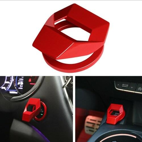 Universal Car Engine Start Stop Push Button Switch Decor Cover Car Accessories Decorative Trim Sticker