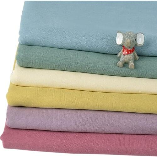 Xintianji Spring Cotton Fleece Knitted Fabric For Sewing Hoodie And Coat In Winter Heavy Weight 50*180cm/Piece F302535