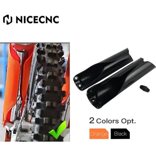 NICECNC Lower Fork Guards Cover Protector For Husqvarna 125 150 200 250 300 350 400 450 501 TE FE TX FX TC FC 2016-2022 2021