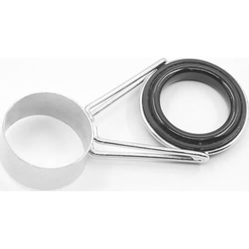 7Pcs/Set Mixed Size Fish Pole Repair Kit Line Rings Eyes Guide Fishing Rod Guides Set Fishing Tools for Outdoor Accessories